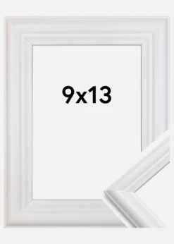 Ramme Siljan Akrylglas Hvid 9x13 cm
