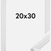 Ramme Siljan Akrylglas Hvid 20x30 cm