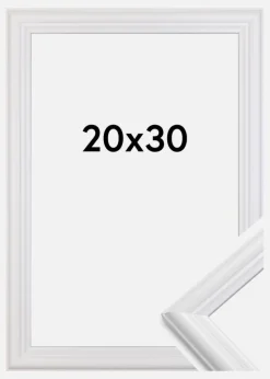 Ramme Siljan Akrylglas Hvid 20x30 cm