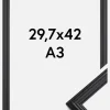 Ramme Siljan Akrylglas Sort 29,7x42 cm (A3)