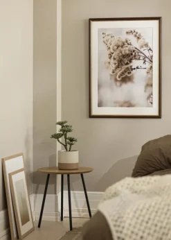 Ramme Siljan Brun 20x30 cm - Passepartout Hvid 15x22 cm