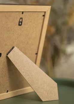 Ramme Siljan Brun 18x18 cm - Passepartout Hvid 13x13 cm