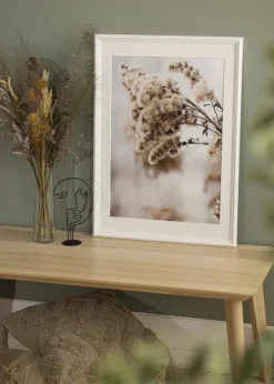 Ramme Siljan Hvid - Valgfri Størrelse (Plexiglas)