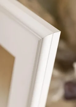 Ramme Siljan Hvid 40x50 cm - Passepartout Hvid 12x16 inches