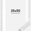 Ramme Siljan Hvid 35x50 cm - Passepartout Hvid 11x17 inches