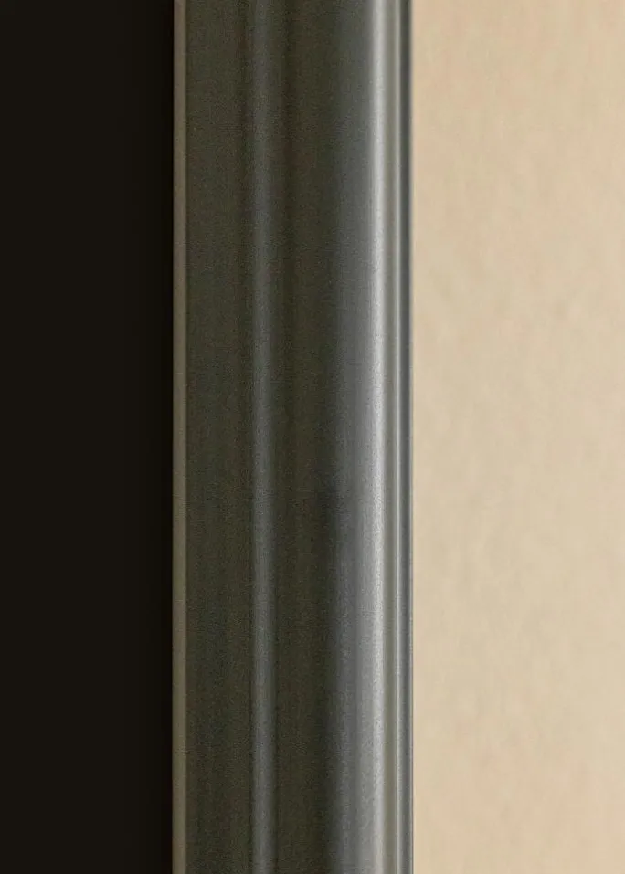 Ramme Siljan Sort 70x90 cm - Passepartout Sort 60x80 cm