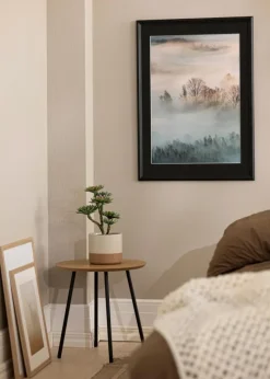 Ramme Siljan Sort 70x90 cm - Passepartout Sort 24x30 inches