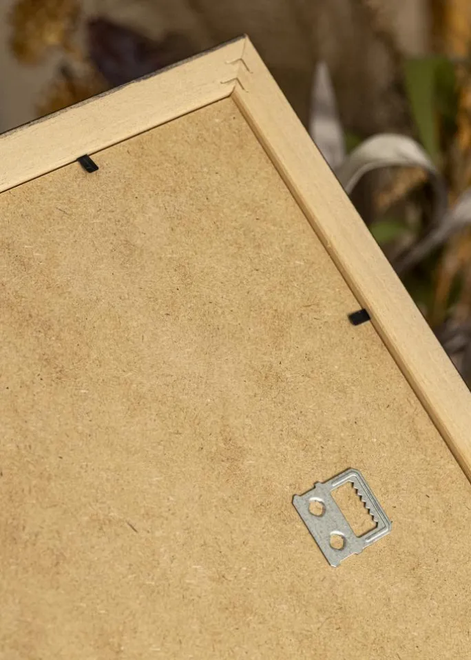 Ramme Siljan Sort 24x30 cm - Passepartout Hvid 6x8 inches