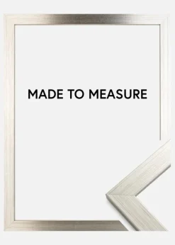 Ramme Silver Wood - Valgfri Størrelse (Akrylglas)