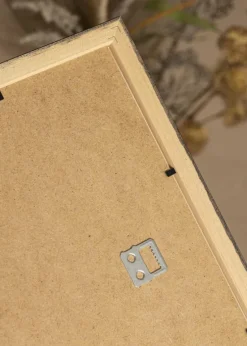 Ramme sort træ 65x90 cm - Passepartout Hvid 55x80 cm