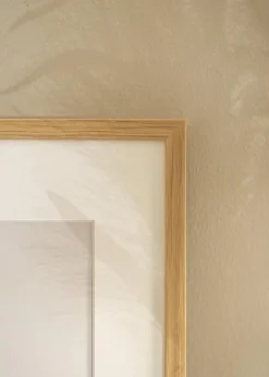 Ramme Soul Oak Veneer 70x100 cm - Passepartout Hvid 24x36 inches