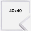 Ramme Steel Style Sølv 40x40 cm