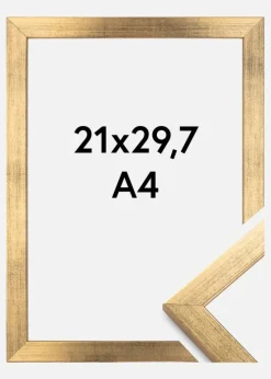 Ramme Stilren Akrylglas Guld 21x29,7 cm (A4)