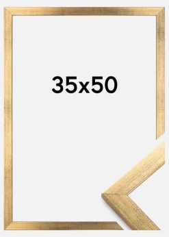 Ramme Stilren Akrylglas Guld 35x50 cm