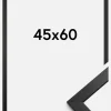 Ramme Stilren Akrylglas Sort 45x60 cm