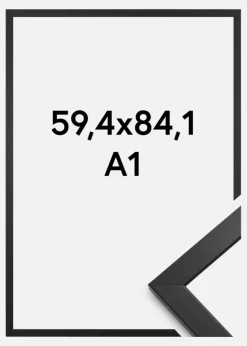 Ramme Stilren Akrylglas Sort 59,4x84,1 cm (A1)