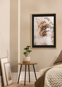 Ramme Stilren Eg 15x20 cm - Passepartout Sort 11x15 cm