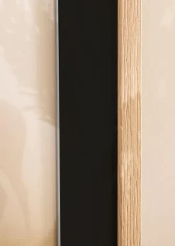 Ramme Stilren Eg 35x50 cm - Passepartout Sort 24x30 cm