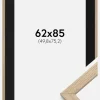 Ramme Stilren Eg 62x85 cm - Passepartout Sort 20x30 inches