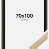 Ramme Stilren Eg 70x100 cm - Passepartout Sort 62x93 cm