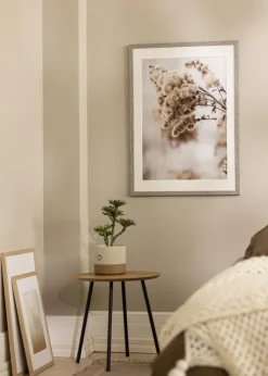 Ramme Stilren grå Eg 60x80 cm - Passepartout Hvid 49,3x68,5 cm