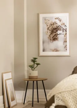 Ramme Stilren Greige Eg 30x40 cm - Passepartout Hvid 22x32 cm