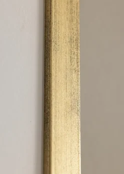 Ramme Stilren Guld 20x25 cm - Passepartout Hvid 15x20 cm