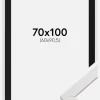 Ramme Stilren Hvid 70x100 cm - Passepartout Sort 61x91,5 cm