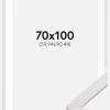 Ramme Stilren Hvid 70x100 cm - Passepartout Hvid 24x36 inches