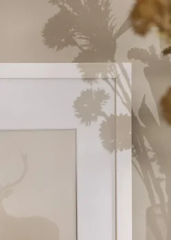 Ramme Stilren Hvid 70x100 cm - Passepartout Hvid 62x85 cm