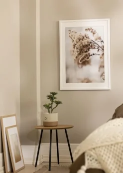 Ramme Stilren Hvid 13x18 cm - Passepartout Hvid 9x12 cm