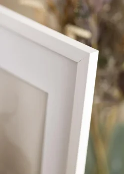 Ramme Stilren Hvid 70x100 cm - Passepartout Hvid 59,4x84 cm (A1)