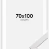 Ramme Stilren Hvid 70x100 cm - Passepartout Hvid 60x90 cm