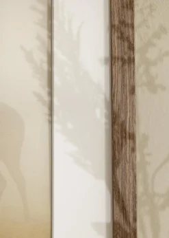 Ramme Stilren kold Brun 40x50 cm - Passepartout Hvid 30x40 cm