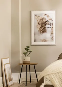 Ramme Stilren lysegrå Eg 50x70 cm - Passepartout Hvid 40x60 cm