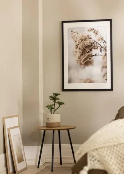 Ramme Stilren Sort 24x30 cm - Passepartout Hvid 6x8 inches