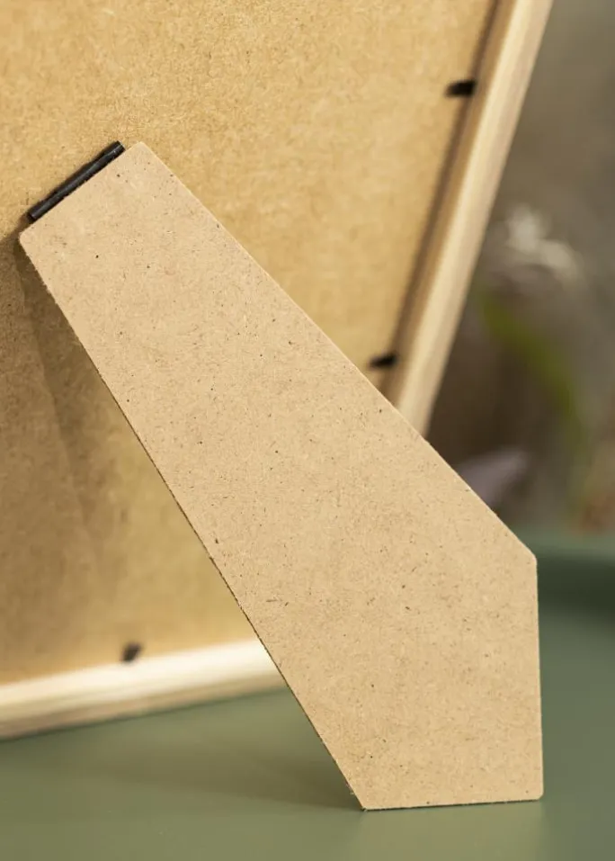 Ramme Stilren Sort 13x18 cm - Passepartout Hvid 9x12 cm