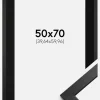 Ramme Stilren Sort 50x70 cm - Passepartout Sort 16x24 inches