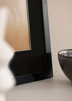 Ramme Stilren Sort 40x50 cm - Passepartout Sort 28x35 cm