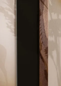 Ramme Stilren Valnød 70x90 cm - Passepartout Sort 60x80 cm