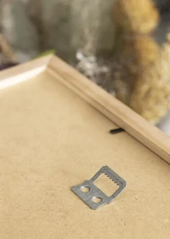 Ramme Stilren Valnød 70x80 cm - Passepartout Hvid 60x65 cm