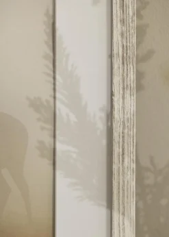 Ramme Stilren Vintage hvid 40x50 cm - Passepartout Hvid 12x15 inches