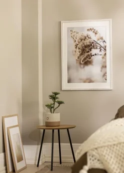 Ramme Stilren Vintage hvid 30x40 cm - Passepartout Hvid 18x27 cm