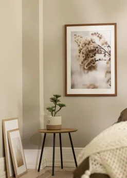 Ramme Stilren Warm Brown 60x80 cm - Passepartout Hvid 50x60 cm