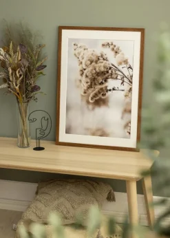 Ramme Stilren Warm Brown 20x30 cm - Passepartout Hvid 15x22 cm