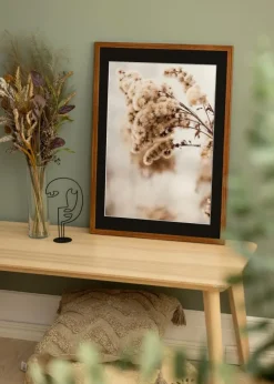 Ramme Stilren Warm Brown 40x50 cm - Passepartout Sort 30x40 cm