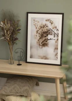 Ramme Stilren Wenge 40x50 cm - Passepartout Hvid 27x35 cm