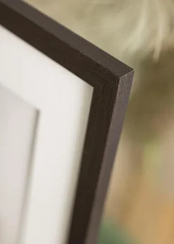 Ramme Stilren Wenge 60x80 cm - Passepartout Hvid 50x70 cm