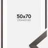 Ramme Stilren Wenge 50x70 cm - Passepartout Hvid 16x23 inches