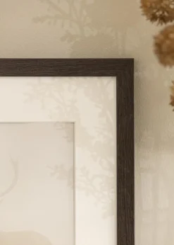 Ramme Stilren Wenge 30x40 cm - Passepartout Hvid 20x30 cm